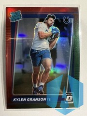 2021 Donruss Rated Rookies Optic Holo Red Green Kylen Granson P-321